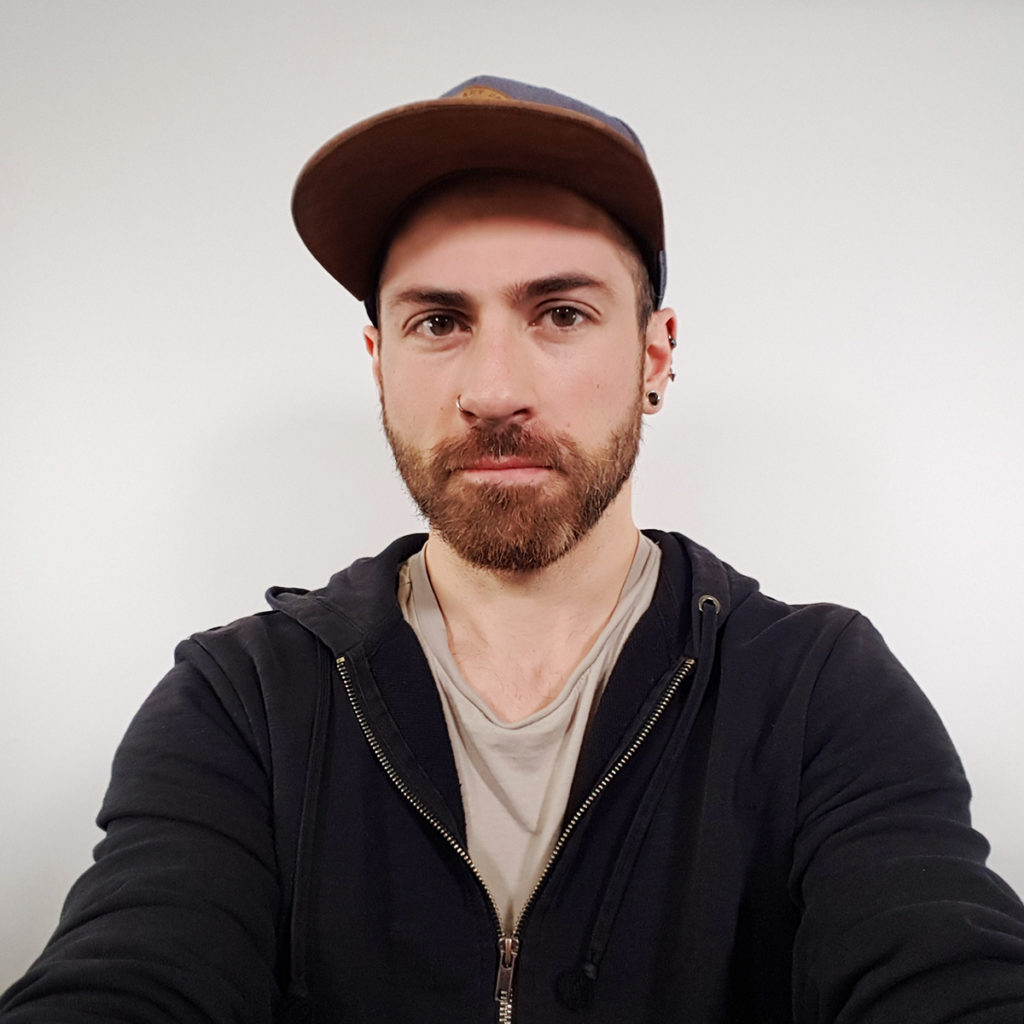 Autoportrait de Maxime-Alexandre Gosselin.